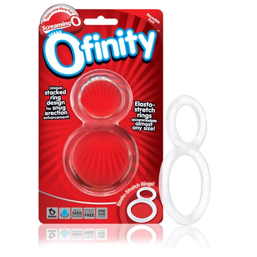 bec01e34cba388666d28239b0b03dd07 Ofinity Double Ring - Clear - Image 1
