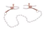 Peaches N Creame Pearl Nipple Clamps - Pink - Image 2