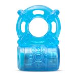 Stay Hard - Rechargeable 5 Function Cock Ring - Blue - Image 3