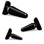 Anal Adventures - Basic Plug Kit - Black - Image 2