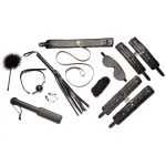 Hook Up 10 Piece Plush Bondage Set - Black - Image 10