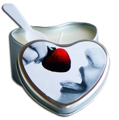 c2d420fbf82b9902be1fc8993247a51e Edible Heart Candle - Strawberry - 4 Oz. - Image 1