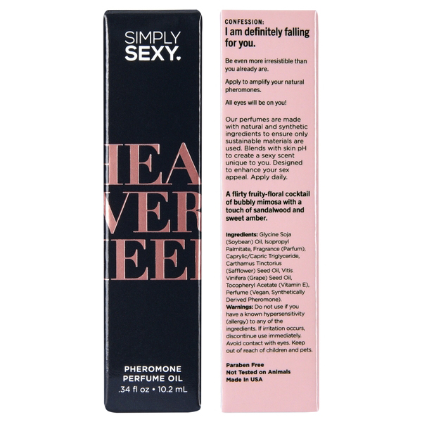 c3GkpmMf Simply Sexy Head Over Heels - Pheromone Perfume Oil Roll on - .34oz | 10.2ml - Image 1