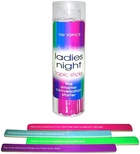 c48a1ccec6ca56788c74d7675835eddc Ladies Night Topic Sticks - Image 1