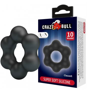 c93WqFo8 Clauzell - Cockring Super Soft Silicone - Black - Image 1