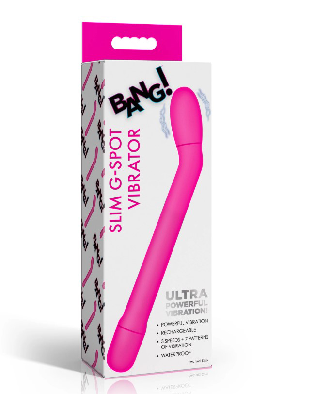 cJkUCDgD Slim G-Spot Vibrator - Pink - Image 1