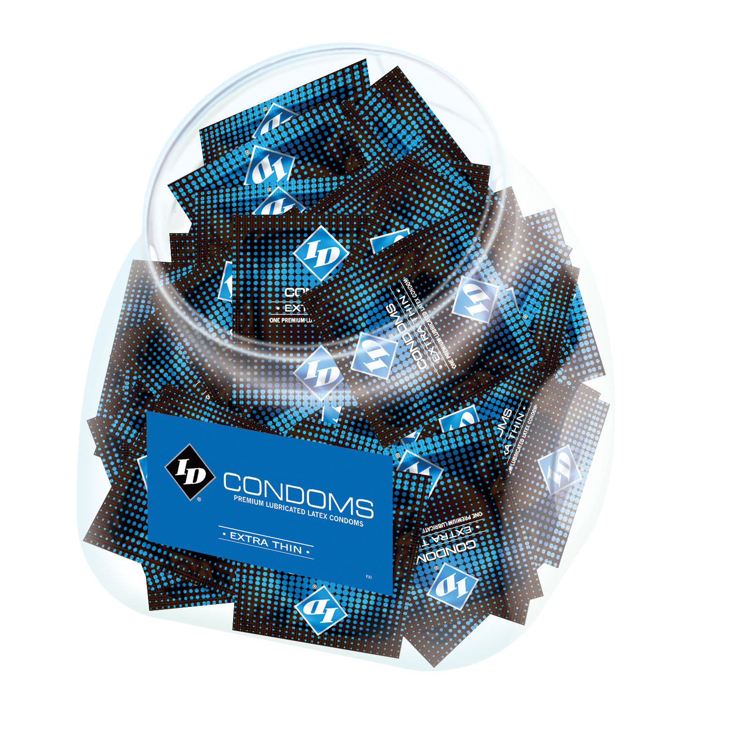 cQSrcVpn Extra Thin Condom Jar - 144 Pc - Image 1