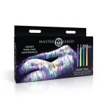 Glow Wax Uv Blacklight Reactive Drip Candles Set of 4