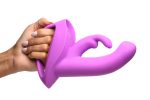 10x Come Hither Rocket Silicone Vibrator - Purple - Image 2