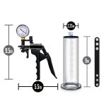 Performance - Vx8 Premium Penis Pump System With Silicone Cock Strap - Clear - Image 3