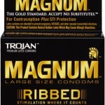 Trojan Magnum Ribbed - 3 Pack