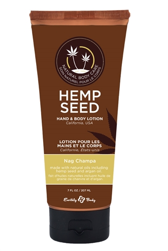 cef78e02f89f9d5a323748712f39daf6 Hemp Seed Hand and Body Lotion - 7 Fl. Oz. - Nag Champa - Image 1