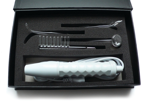 cefe2a1389d731f92420113278cd73cd Neon Wand Electrosex Kit - White Handle - Red Electrode - Image 1