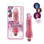 Glow Dicks - Molly Glitter Vibrator - Pink - Image 3