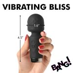 10x Mini Silicone Wand - Black - Image 2