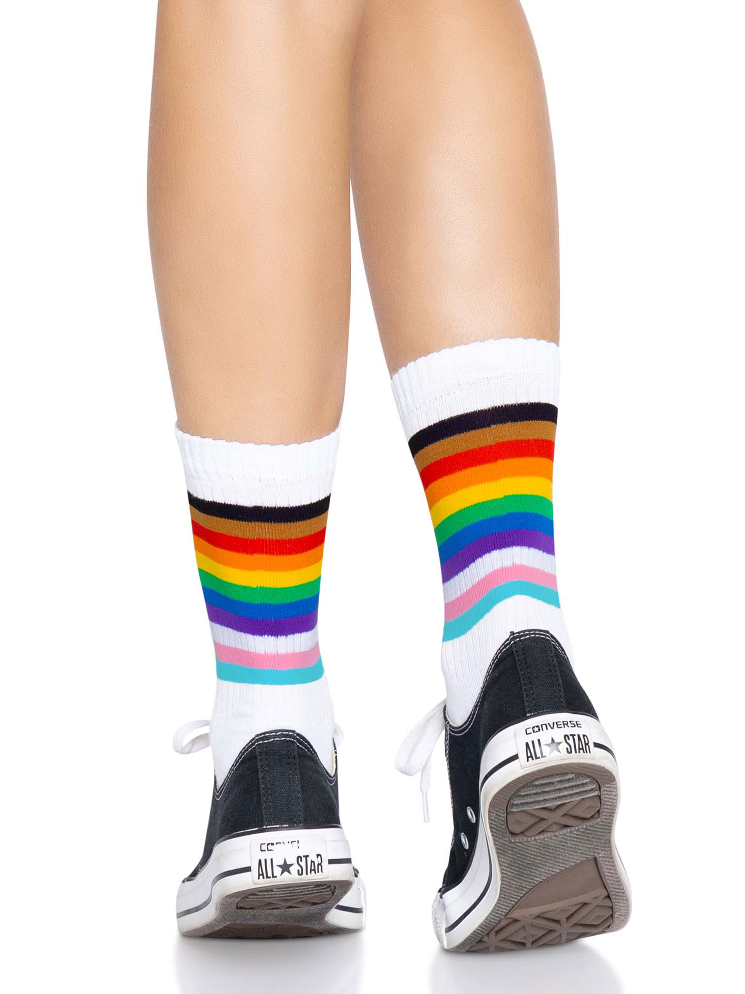 cp9picjFFi4IB3LstkVH8Z5hYuYEkHfN Pride Crew Socks - One Size - Rainbow - Image 1