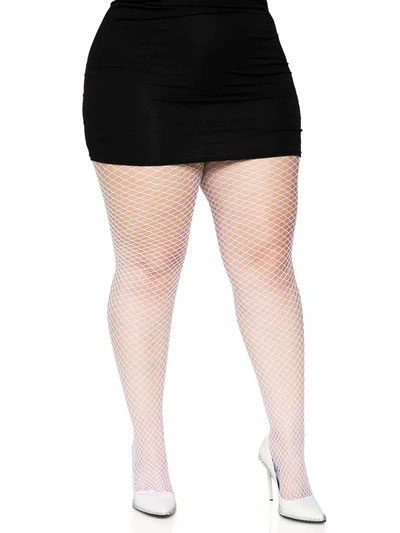 csNXuBhu Industrial Net Pantyhose 1x 2x White - Image 1