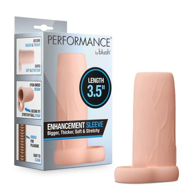 ct5yZJf7 Performance 3.5 Inch Enhancement Sleeve - Beige - Image 1