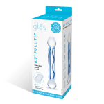 6.5 Inch Full Tip Textured Glass Dildo - Image 7