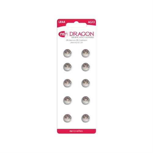 d71d77da6a81ea9b3dc101f29fd0370f Dragon - AG13 - LR44 - 10 Pack - Image 1