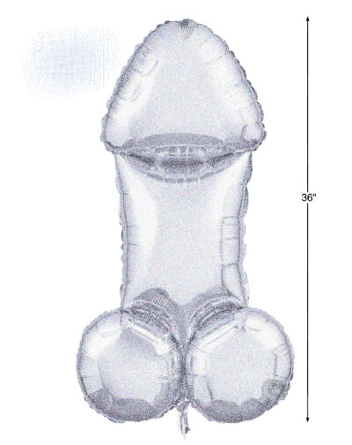 dDkshP6bDlShZ0tZIt78neMXuJYGOfou Glitterati Disco Penis 3 Foot Mylar Balloon - Image 1