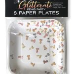 Glitterati Penis Party Paper Plates - 8 Count