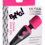 Bang - 10x Vibrating Mini Silicone Wand - Pink