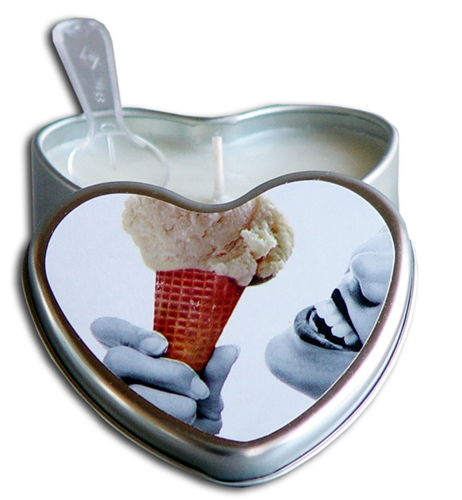 da9fe1a4787e4cd39194b0a7b40ad95b Edible Heart Candle - Vanilla - 4 Oz. - Image 1