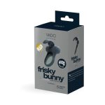 Frisky Bunny Vibrating Ring Black Pearl - Image 2