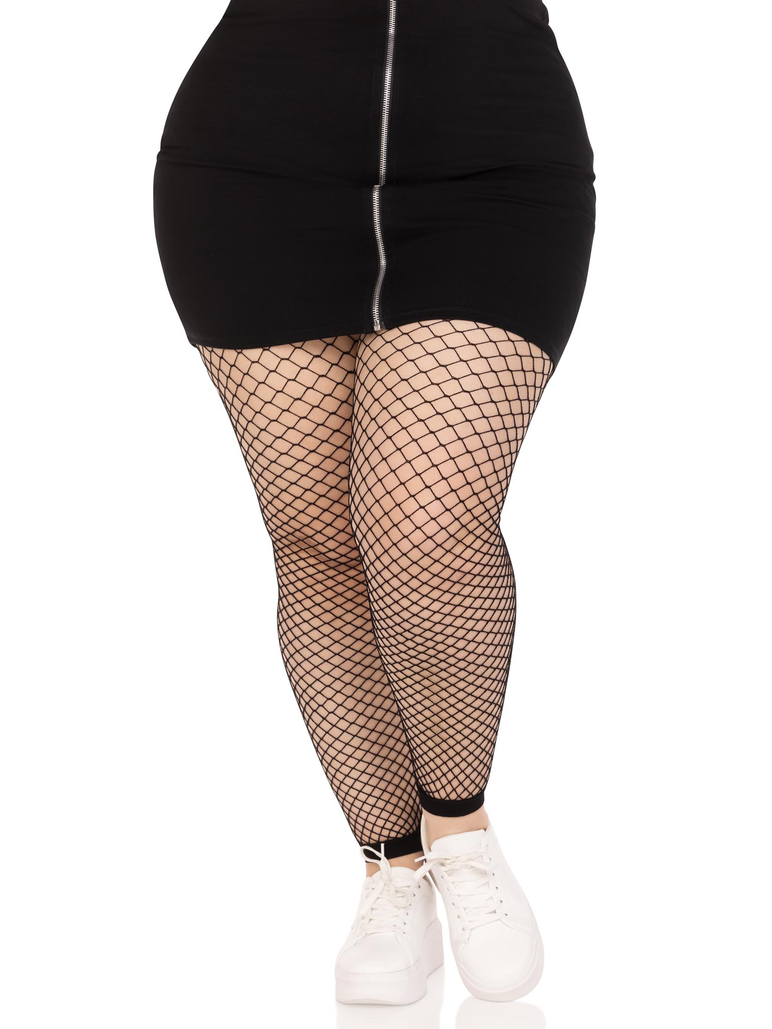 dhDcgFvbZspM9AAlPREmfEsmbRfprr2y Industrial Net Footless Tights - 1x/2x - Black - Image 1