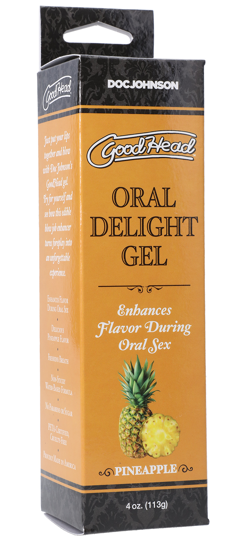 dhj5O1MsqQVoJFOezpFZaFq8laTilwci Goodhead - Oral Delight Gel - Pineapple - 4 Oz. - Image 1