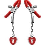 Charmed Heart Padlock Nipple Clamps
