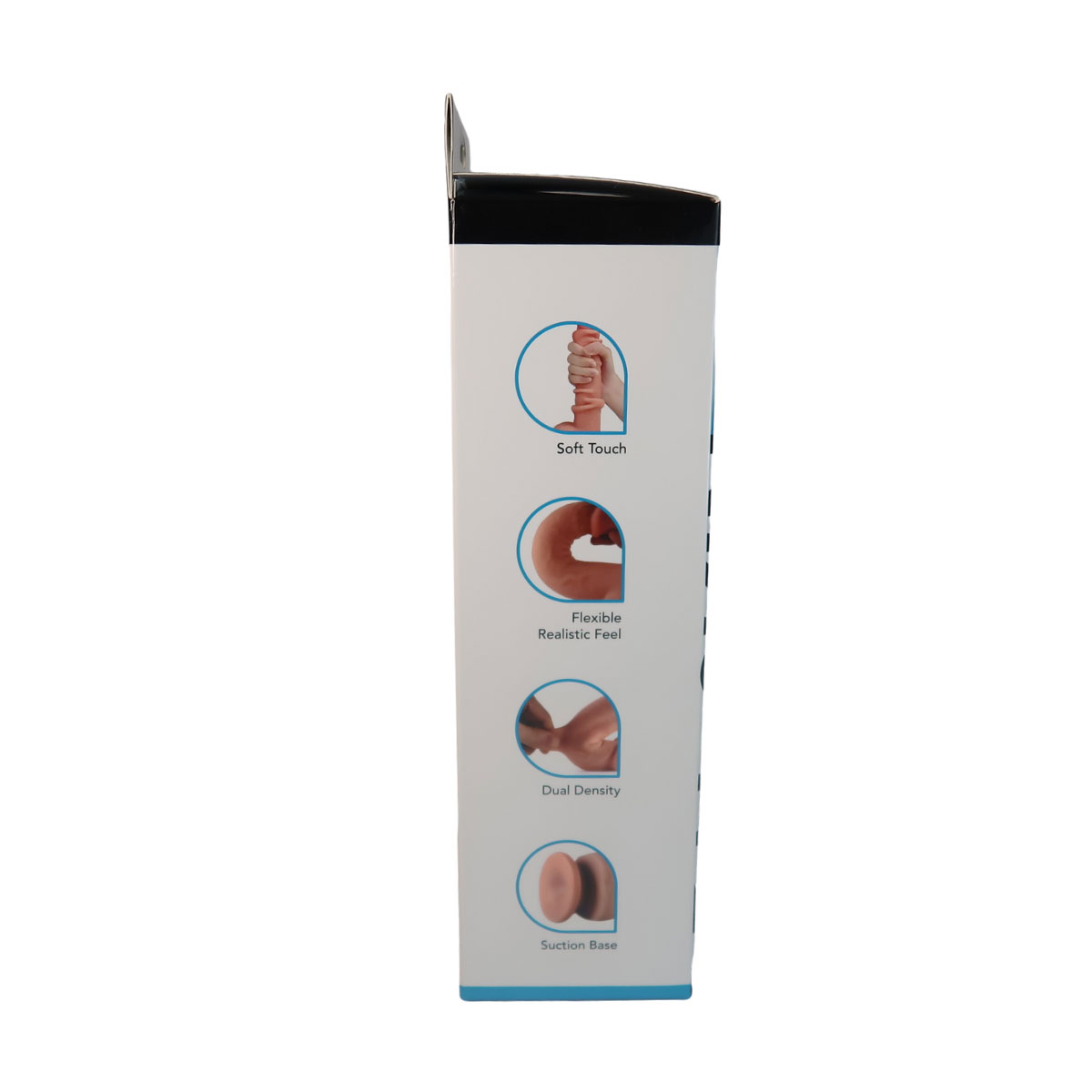 dn26eEnGxZuwm4LnOYWwwgnfKiqZOmZh Get Lucky Real Skin 9" Dual Layer Dildo Dark Brown - Image 1