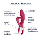 Satisfyer Embrace Me - Rabbit Vibrator - Berry - Image 3