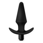 Anal Adventures Platinum - Silicone Vibrating Plug - Black - Image 6