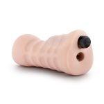 M for Men - 3-Pack Self-Lubricating Vibrating Stroker Sleeve Kit - Vanilla - Image 3