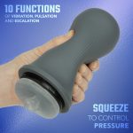 Milk Master Grip-N-Stroke Pussy - Grey - Image 3