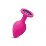 Gemma Purple Gem Pink Silicone Plug - Medium - Image 4