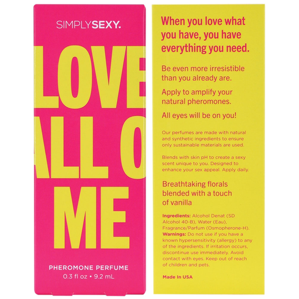 eO2tjrscrWivkfsxYTRQxaBYL9DgLZ5D Simply Sexy Pheromone Perfume Love All of Me 0.3 Oz - Image 1