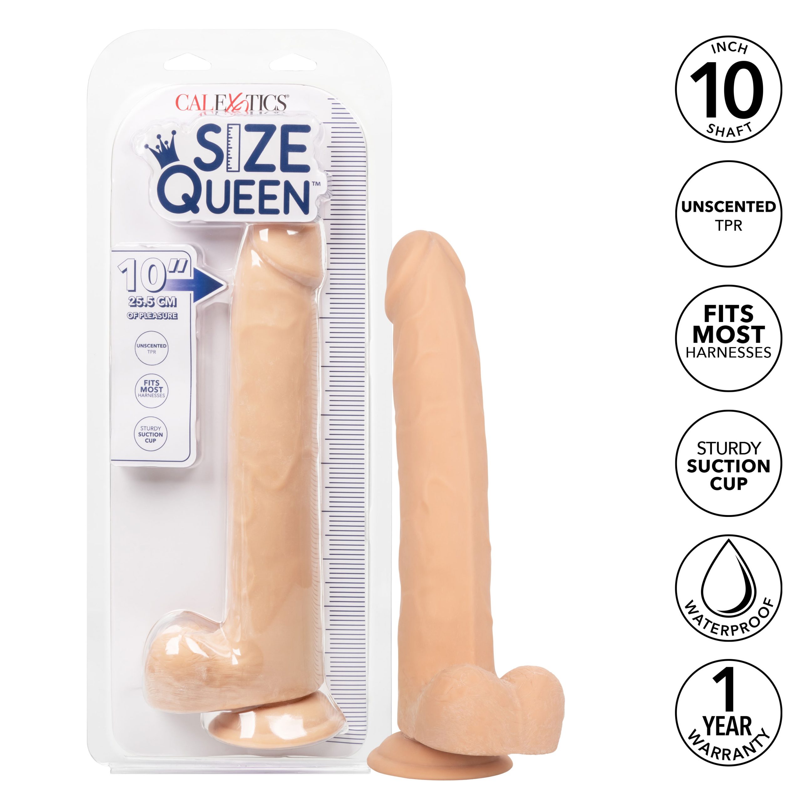 ePm7U1vhUYOOEdbKhJczieQHZMinjLhg Size Queen 10 inch/25.5 Cm - Ivory - Image 1