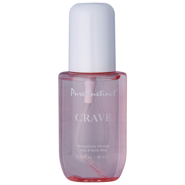 eTjnh06F Pure Instinct Pheromone Hair and Body Mist Crave 3.35oz - Image 1
