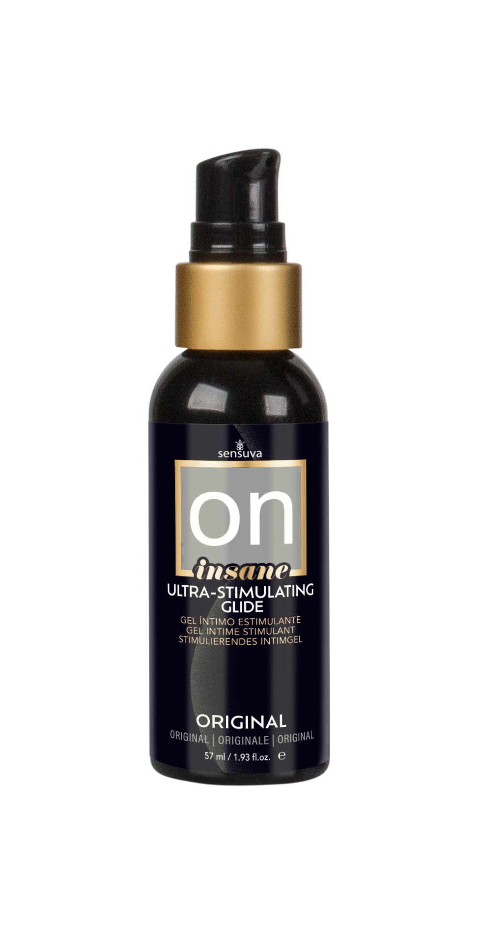 eUmFO1Lx On Insane Ultra-Stimulating Glide Original Unflavored 2 Fl. Oz. 57ml Bottle - Image 1