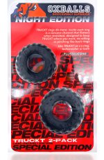 Truckt 2 Piece Cockring Set Atomic Jock - Night Black - Image 4
