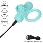 Silicone Rechargeable Nubby Lover's Delight - Blue - Image 8