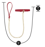 Temptasia Ardor - Collar and Leash - Red - Image 2