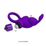 Pretty Love Vibrant Penis Ring I - Purple - Image 4