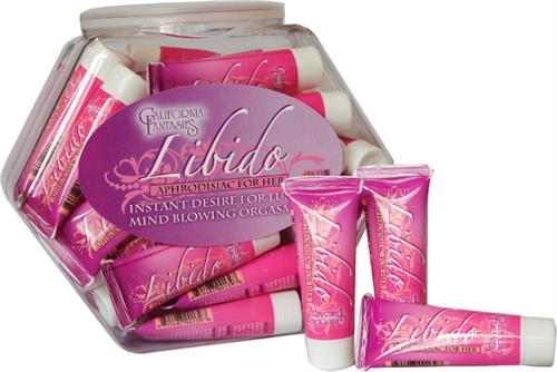 f0d9b0387484047963a2f3b3a002f213 Libido - Aphrodisiac for Her - 36 Piece Fishbowl - 0.5 Oz. Tubes - Image 1