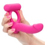 Silicone Rechargeable Double Diver - Pink - Image 3