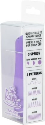 Soft Rain Power Bullet 3 Inch Breeze Coated 7  Function - Lavender - Image 2