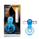 Stay Hard 10 Function Vibrating Tongue Ring - Blue - Image 4